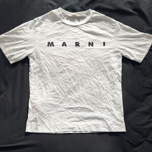 Marni Classic White Short Sleeve Tee